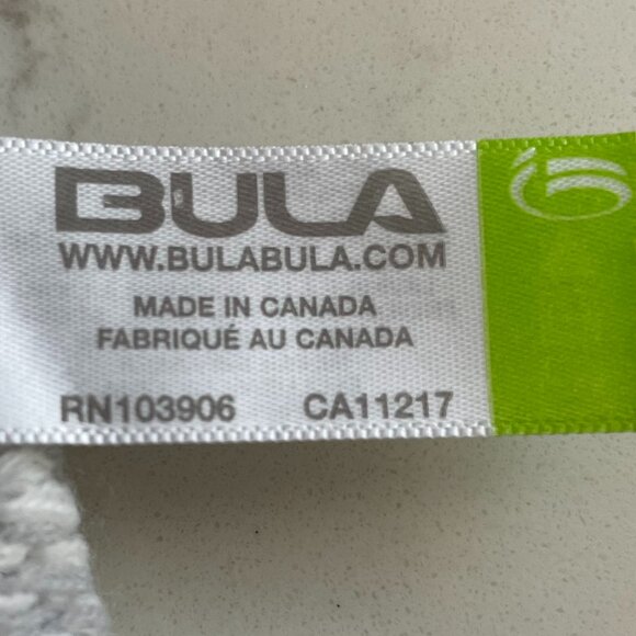 Bula Outdoor Cozy Acrylic Herringbone Print Knit Beanie Toque Grey White Unisex - Picture 5 of 9